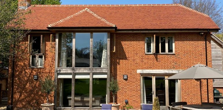 red brick house in wiltshire